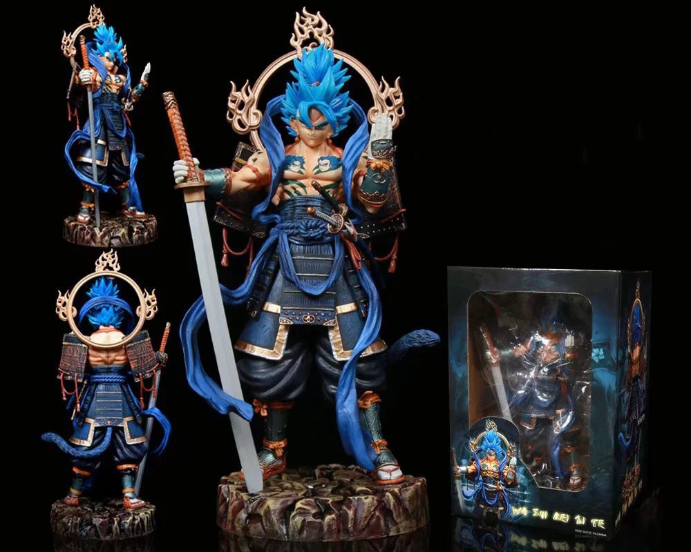 Mô hình Saiyan Samurai Vegeta tóc xanh