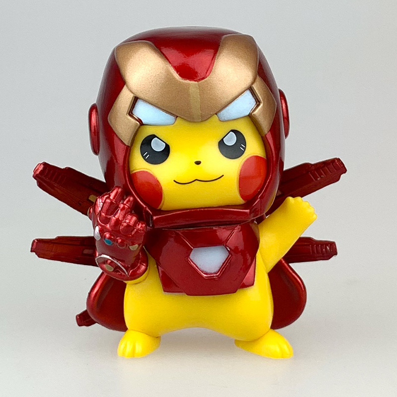 Mô hình Pikachu Iron Man Thanos búng tay - Avenger